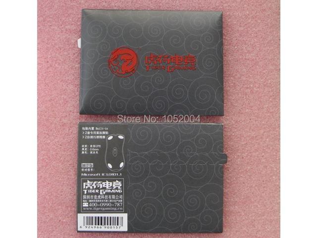 2 sets/pack Pro edition Tiger gaming Mouse Feet/skate For microsoft IE30 IO11 06mm FTPE TPFE Black