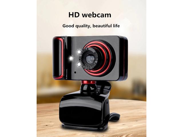 HD video camera computer desktop laptop built-in night vision live home USB external driver free webcam