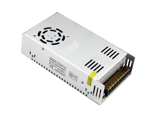 12V 30A Dc Universal Regulated Switching Power Supply 360W for 3D Printer CCTV Radio Computer Project LED Lights