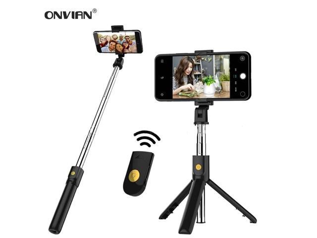 Onvian 3 in 1 Wireless Bluetooth Selfie Stick with Shutter Remote Tripod for Phone Monopod for iPhone Huawei Samsung Oneplus