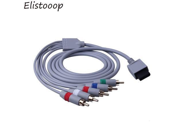 1080P/720p HDTV AV Audio Adapter Cable Gaming Machine Connecting Cables Component Wire 5RCA Games replace line for Wii