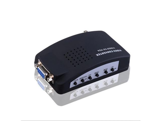 Mini BNC to VGA Video Converter Composite S-video Input to PC VGA Out Adapter Digital Switch Box For PC MACTV Camera DVD DVR