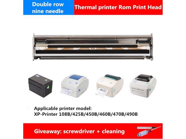 DT108/460B/490B printer head thermal adhesive barcode label printeraccessories ROM double row 9 pin printer head