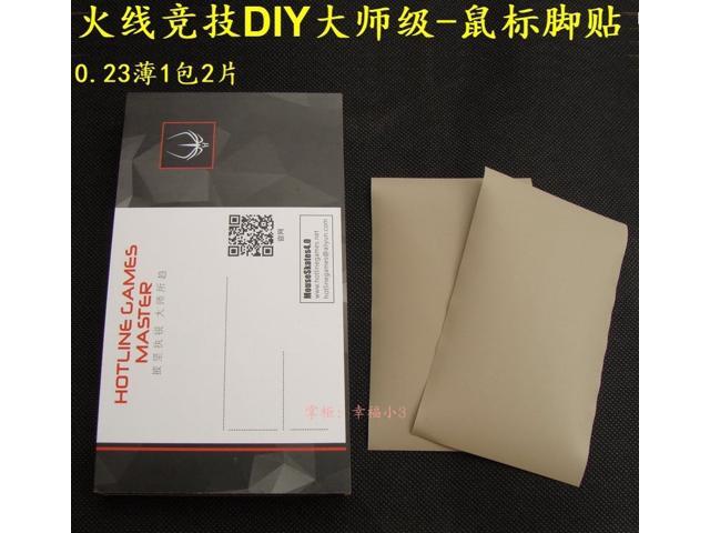 1 PackHotline Games Master 40 DIY Mouse Feet Mouse Skates Thickness 08mm/023mm Free Cut 120mm*60mm