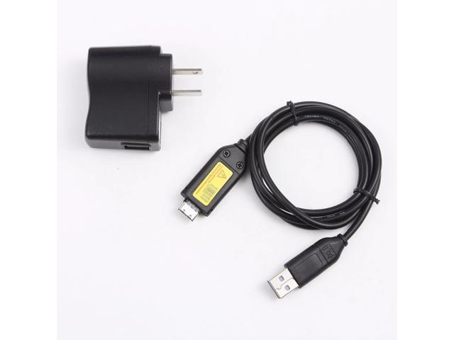USB AC Adapter Battery Charger +USB Cord For Samsung TL205 TL210 TL220 i8 Camera