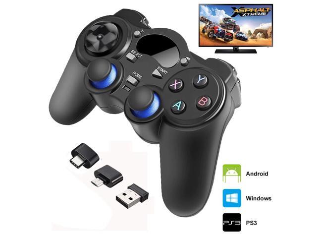 New 24G Controller Gamepad Android Wireless Joystick Joypad With Micro USB OTG Converter Adapter For PS3 PC For Android TV Box