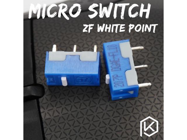 zf 5pcs Free shiping white point Micro Switch Microswitch for Mouse service life 1000W gaming micro switch DGAE-FL10