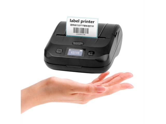 Portable thermal label printer clothing tag jewelry supermarket shelf price sticker barcode mobile phone Bluetooth label printer