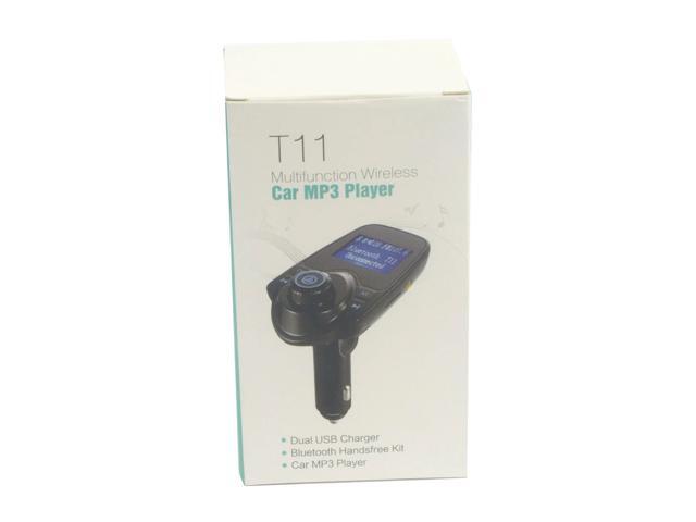 Newest model T11 Wireless Handsfree Car Kit Bluetooth FM Transmitter Player/Dual USB Charger