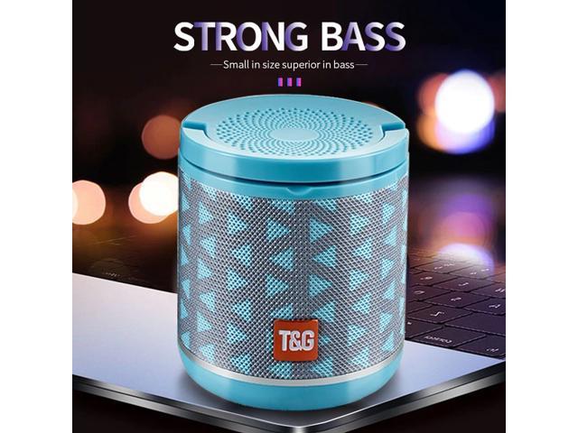 TG518 Wireless Bluetooth Speaker Waterproof IPX5 Portable Outdoor Music Subwoofer 3D Stereo Surround Loudspeaker Support TF Card