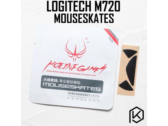 Hotline games 1 sets/pack competition level mouse feet skates gildes for logitech m720 06mm thickness