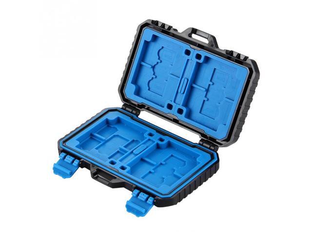 Camera TF CF SD Memory Card Case Waterproof Box Storage Holder Max 27 cards for 4CF+ 8SD+9TF+1Card PIN+1SIM+2Micro-SIM+2Nano-SIM