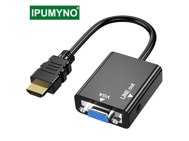 Hdmi to Vga Cable Male to Female Splitter Speaker Tv Box Converter Projector Extender Display Port Television Adapter Audio Pc