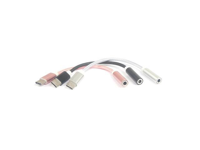 3 LOT USB C 31 Type C to Headphone Jack Aux Adapter Cable For S8 S9 LG G5 G6 G7 Type-C to 35mm Earphone Aux Adapter