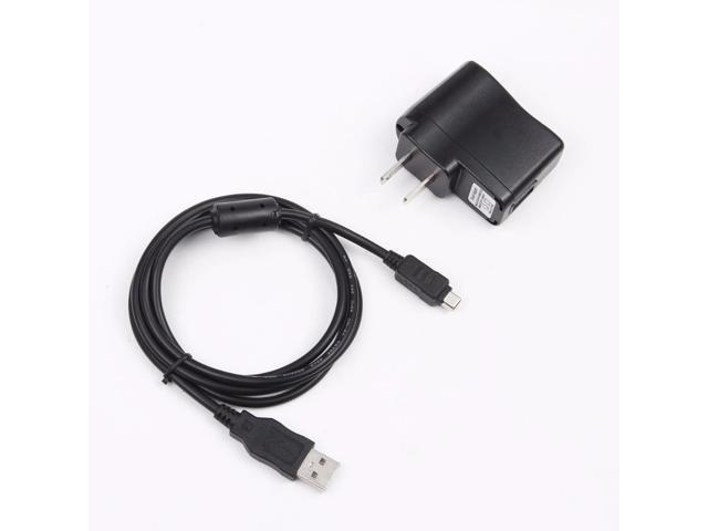 USB AC Power Adapter Battery Charger Cord For Olympus SZ-12 SZ-14 SZ-17 Camera
