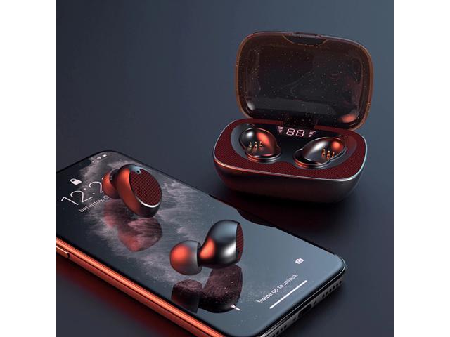 TWS Bluetooth 50 Earphones Wireless Headphone Stereo Sports Waterproof Earbuds Headsets With Microphone 2200mAh Charging Box