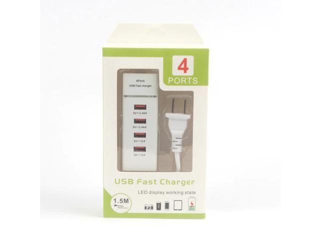 4 Port 68A USB Charging Charger Station Hub for iPhone/Samsung/iPad/Tablet/GPS