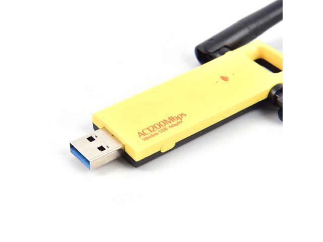 Wireless Wifi Adapter Dual Band 15Ghz 24Ghz Adapter 80211ac RTL8812BU Chipset Aerial Dongle USB Network Card
