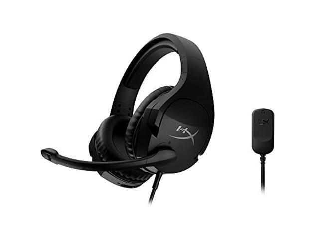 HyperX Cloud Stinger S - Gaming Headset for PC Virtual 71 Surround Sound Lightweight Memory Foam Soft Leatherette Durable Steel Sliders
