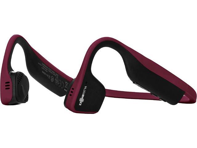 AfterShokz Titanium Bone Conduction Wireless Bluetooth Headphones Canyon Red