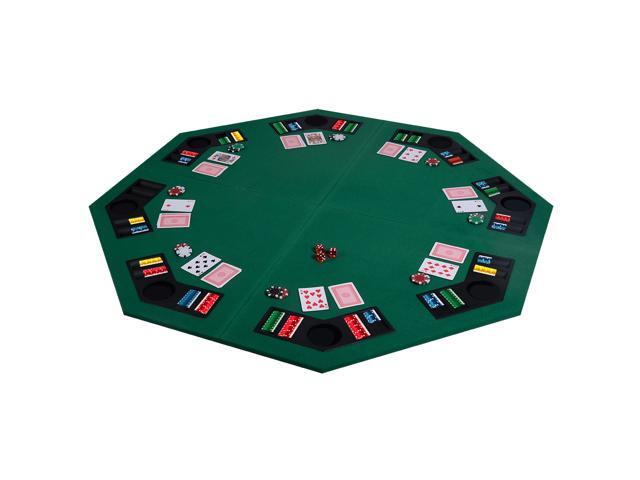 48' 8 Players Octagon Fourfold Poker Table Top