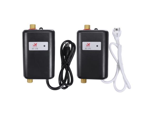 Electric Tankless Hot Water Heater Instant Heating For Bathroom Kitchen Washing With Indicator