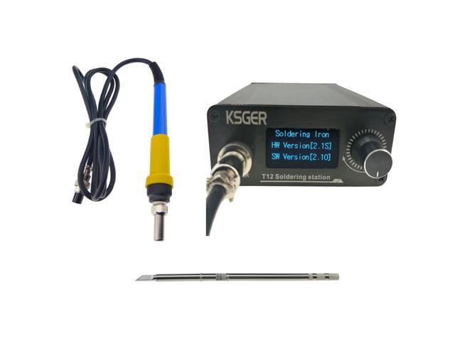 V21S T12 Digital Temperature Controller Soldering Station Electric Soldering Iron Tips T12-K + 907 Handle