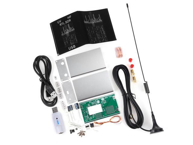 100KHz-17GHz Software Radio Full Band RTL-SDR Receiver DIY Kit Aviation Short Wave Broadband