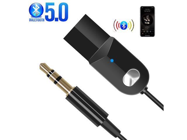 Bakeey USB bluetooth 50 Receiver Dongle Cable Adapter 35mm Jack Aux bluetooth Music Transmitter Speaker Audio Player For Car