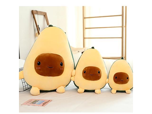 25/35/60CM Cute Avocado Stuffed Plush Toy Soft Baby Doll Cartoon Fruit Pillow Sofa Cushion for Kids Birthday Gift 35cm