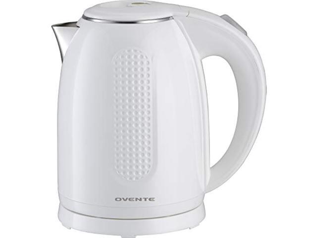 Ovente Portable Electric Kettle 17 Liter Double Wall Insulated Stainless Steel BPA-Free Countertop Tea Maker Hot Water Boiler with Fast Heating