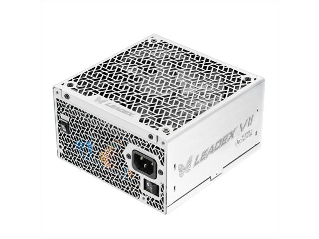 NeweggBusiness - Super Flower Leadex VII XG 1000W 80+ Gold White,  Cybenetics Platinum, Full Modular, ATX 3.0 & PCIe 5.0,12VHPWR Cable  (2x8pin-16pin native cables) , Power Supply, FDB Fan, SF-1000F14XG, White  version