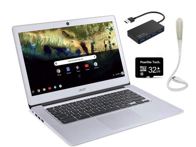Acer 14 Chromebook 14' FHD 1080p IPS LED Laptop Intel Celeron N3160 4GB RAM 16GB eMMC Wi-Fi Bluetooth Webcam Chrome OS Bundle with