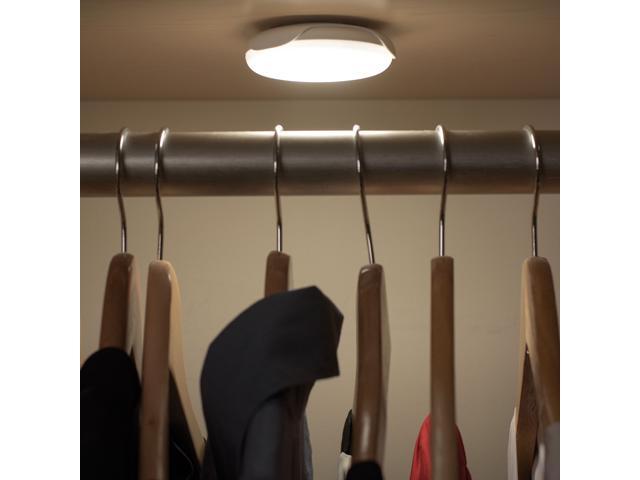 Mr Beams MB800 Wireless Motion Sensing 30 Lumen LED Under Cabinet Puck Light White 3-Pack