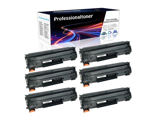 6 Pk Crg126 Black Toner Cartridge For Canon 126 Imageclass Lbp6230dw Lbp6230dn