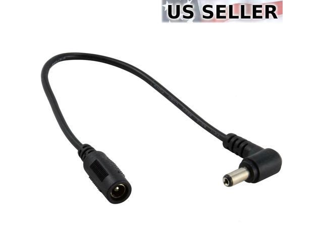 DC Power Right Angle Power Extension 55mm x 21mm for CCTV Camera DVR