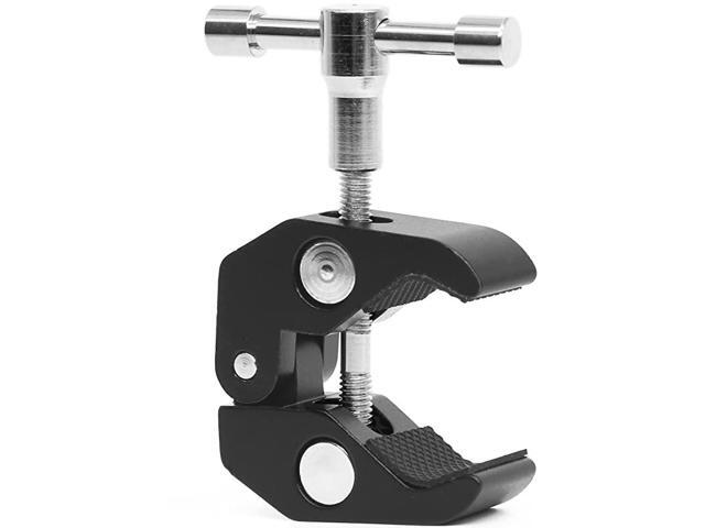 Clamp Camera Clamp w 1420 and 3816 Thread for Cameras Lights Umbrellas Hooks Shelves Plate Glass Cross BarsPhoto Accessories and More