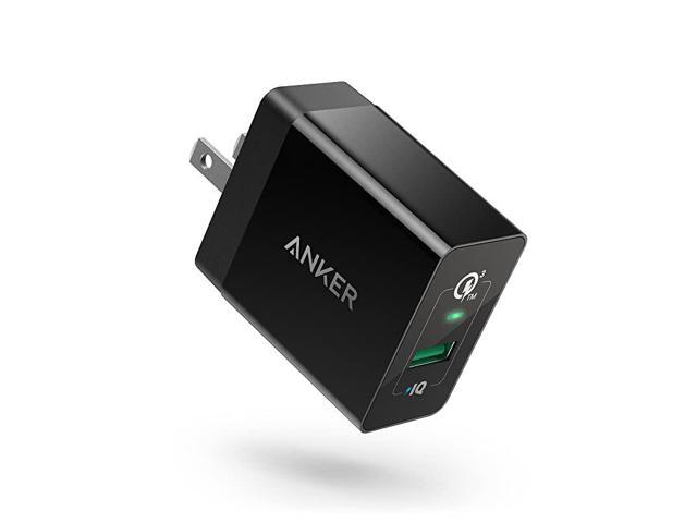 Quick Charge 30 18W 3Amp USB Wall Charger Quick Charge 20 Compatible Powerport+ 1 for Wireless Charger Galaxy S10eS10S9S8Plus Note 98 LG V40V30+