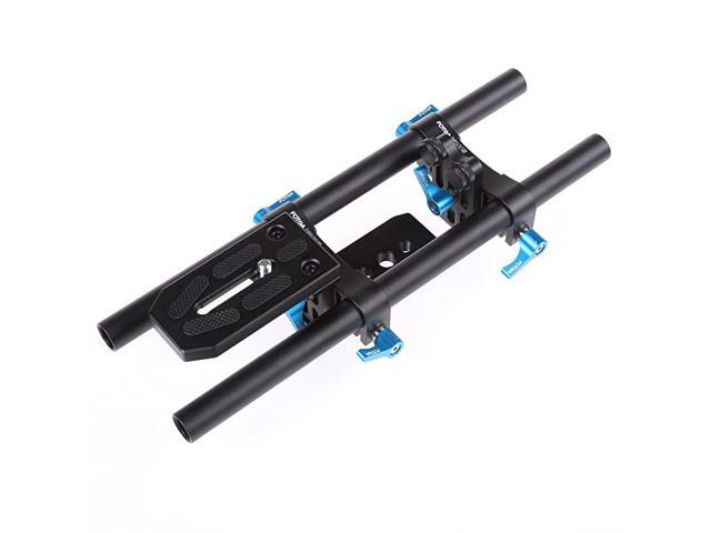 DP500 II DSLR 15mm Rail Rod Base Plate Support System for Follow Focus Matte BoxDSLR DV Camera 5D II III IV A7 A7R A7S II III GH455S Blackmagic