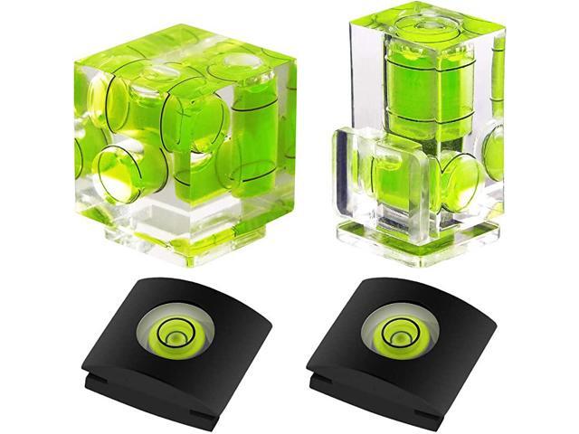 Hot Shoe Level Camera Bubble Level Hot Shoe Spirit Level Hot Shoe Cover Includes 3 Axis Bubble Level 2 Axis Bubble Level and 1 Axis Hot Shoe Cover