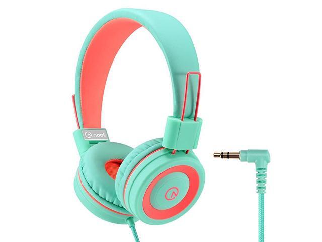 Kids Headphones K11 Foldable Stereo TangleFree 35mm Jack Wired Cord OnEar Headset for