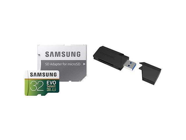 EVO Select Memory Card and Sabrent SuperSpeed 2Slot USB 30 Flash Memory Card Reader