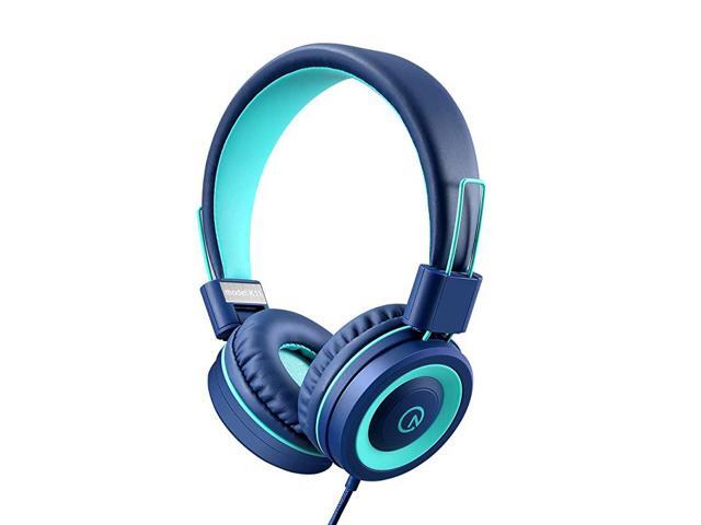 Kids Headphones K11 Foldable Stereo TangleFree 35mm Jack Wired Cord OnEar Headset for ChildrenTeensBoysGirlsSmartphonesSchoolKindleAirplane