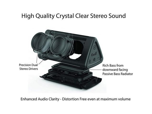 Angle 3 3rd Gen Bluetooth Portable Speaker Louder Volume Crystal Clear Stereo Sound Rich Bass 100 Ft Wireless Range IPX5 Red