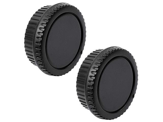 Body Cap and Lens Rear Cap Cover Replacement Set for All Canon EOS EF Mount DSLR s 6D Mark II 5D Mark IV EOS 200D 60D 80D 70D 5Ds R 5D Mark III