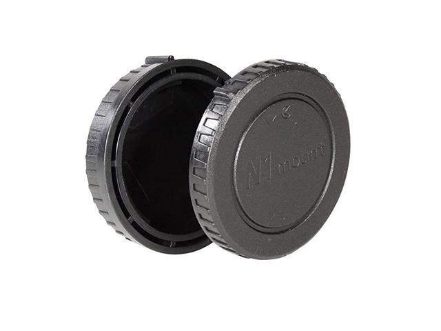 Body Cap Camera Rear Len Cover Set Compatible with Nikon NMount Nikon 1 N1 Lenses and Nikon 1 Mirror less Cameras J1 J2 J3 J4 V1 V2 V3 S1 S2 AW1