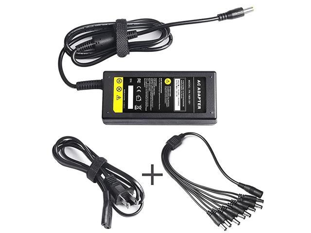 Security Camera Power Adapter with 8 Way Splitter for Lorex Cameras Fits DVRNVRAHDTVI Security System CCTV Security Camera DVR LED Strip Lights
