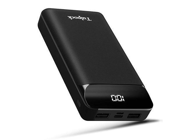 Power Bank Portable Charger Dual Output 20000mAh External Battery Charging Bank with LCD Display Compatible with iPhone Samsung Galaxy Phones