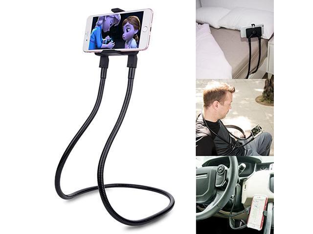 Cell Phone Holder Universal Mobile Phone Stand Lazy Bracket DIY Flexible Mount Stand with Multiple Function Black