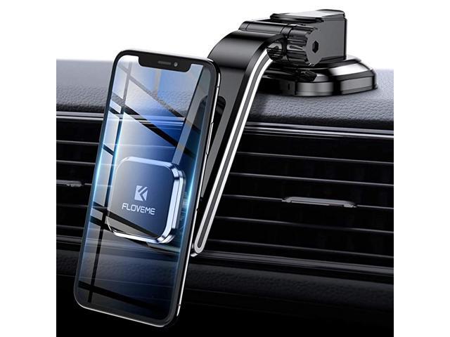 Dashboard Magnetic Car Phone Mount - Universal Strong Suction Cup 360 Hands Free Magnet Cell Phone Car Holder for iPhone X XR 11 Pro Xs Max 6 7 8